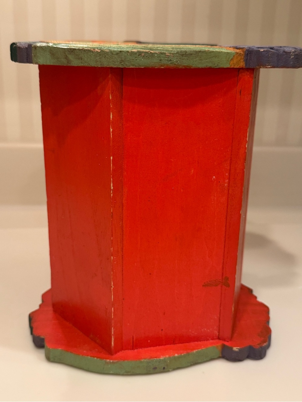 Hand Painted Wooden Fall Harvest Basket - Picture 11 of 15